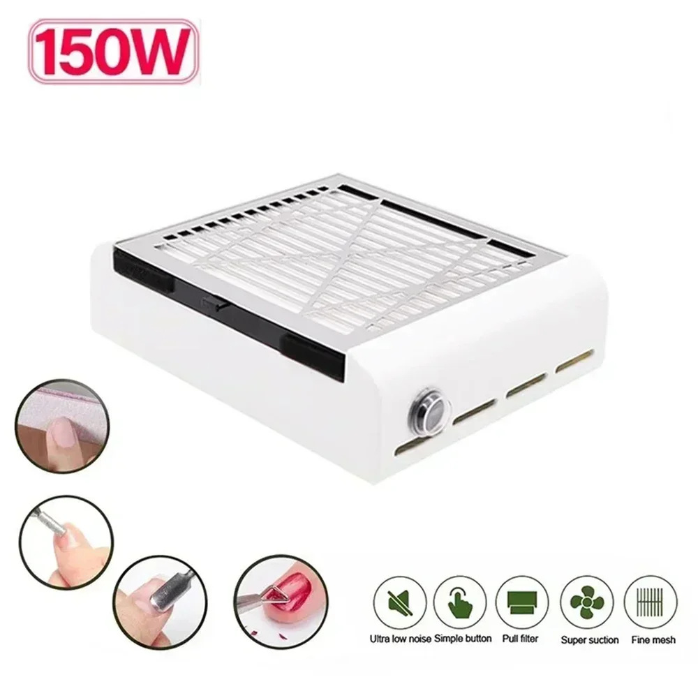 Пылесос маникюрный Профессиональный с мощным всасыванием 150 Вт