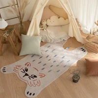 cartoon animals series carpet child play area rugs cute tiger skin 3d printing carpets for kids bedroom game rug home floor mats