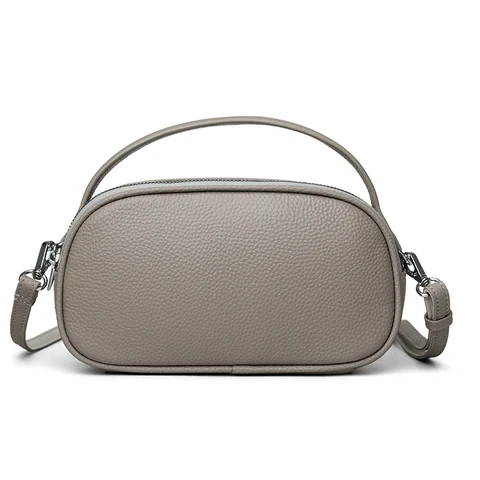 Однотонные женские сумки из натуральной кожи, кошелек, 2-слойная коровья кожа, женские сумки через плечо, кошелек, сумка