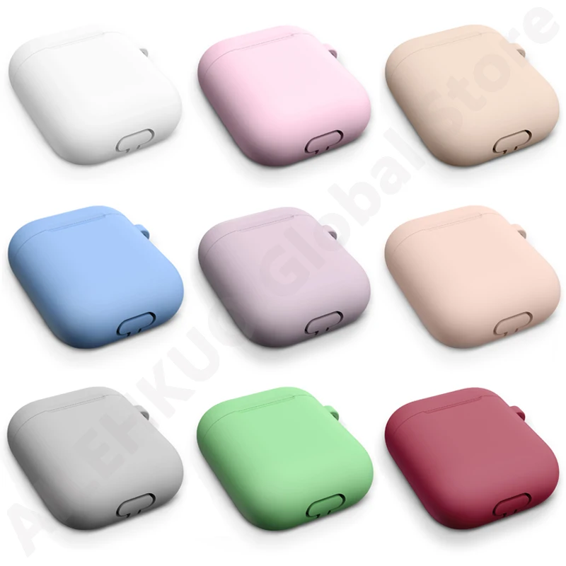 Чехол для Apple AirPods 2 поколения чехол беспроводных наушников защитный с подвесной