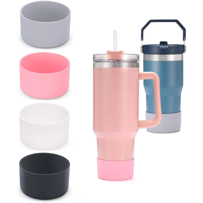 1 Pc Silicone Cup Boot Fit Stanley Quencher Tumbler 30/40oz 