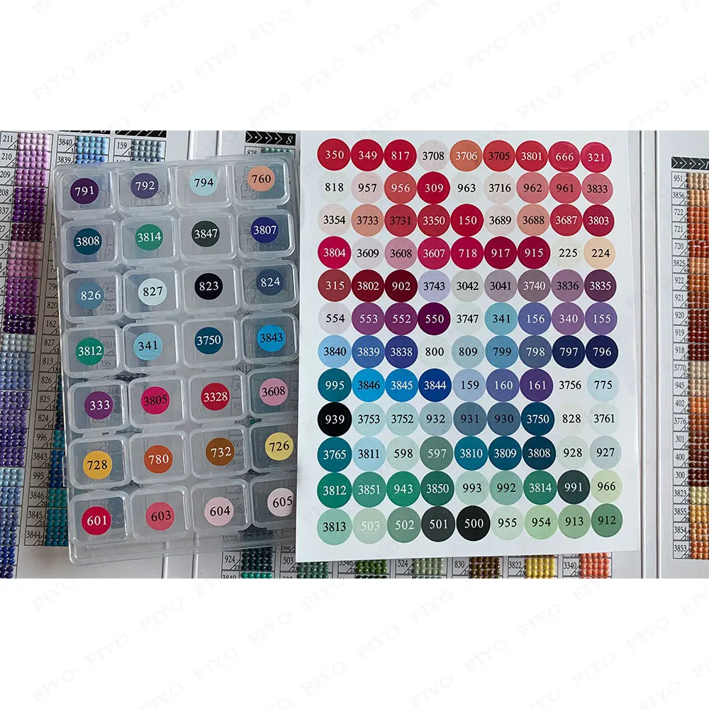 447 цветов алмазная живопись наклейки полная Алмазная мозаика вышивка крестиком