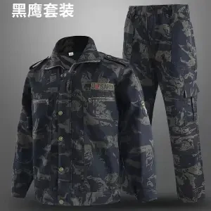 Camouflage suit male overalls new construction sites easy leisure stain resistant wear labor insurance clothing