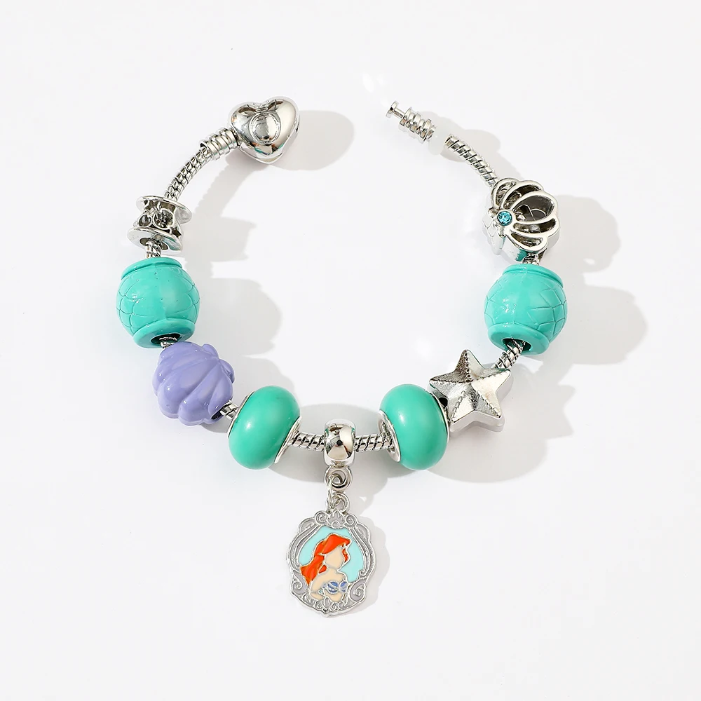 Браслет с рисунком Русалочки Диснея милые ювелирные изделия своими руками кулон