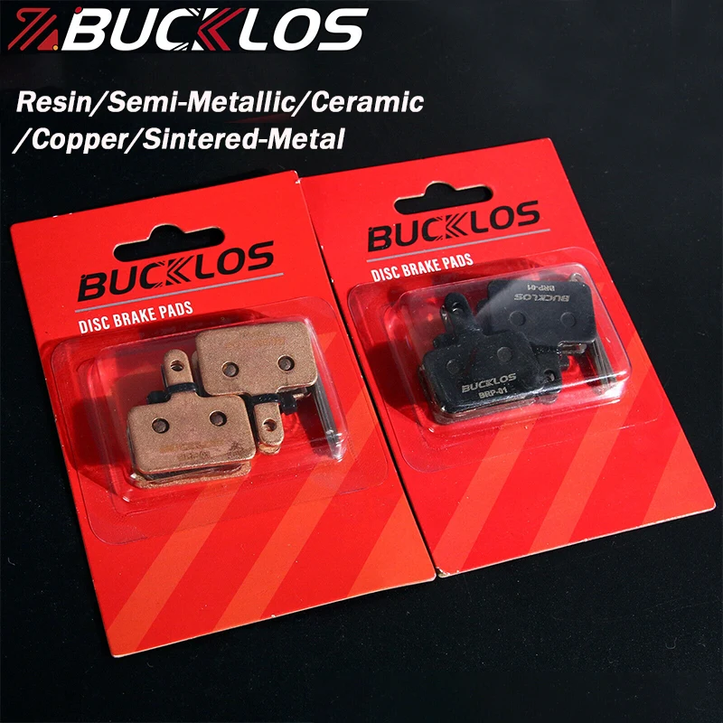 1/2 пар резиновые дисковые Тормозные колодки BUCKLOS для горных велосипедов