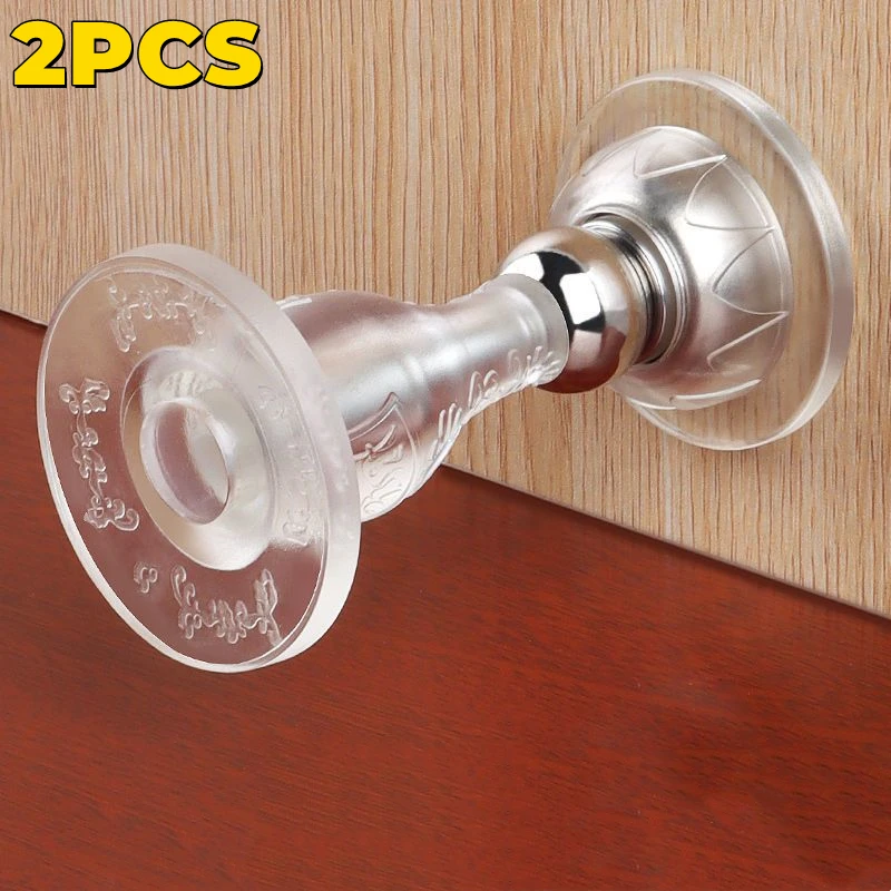 

Door stopper punched free home strong magnetic door suction silica gel door mute anti-collision absorption door stopper