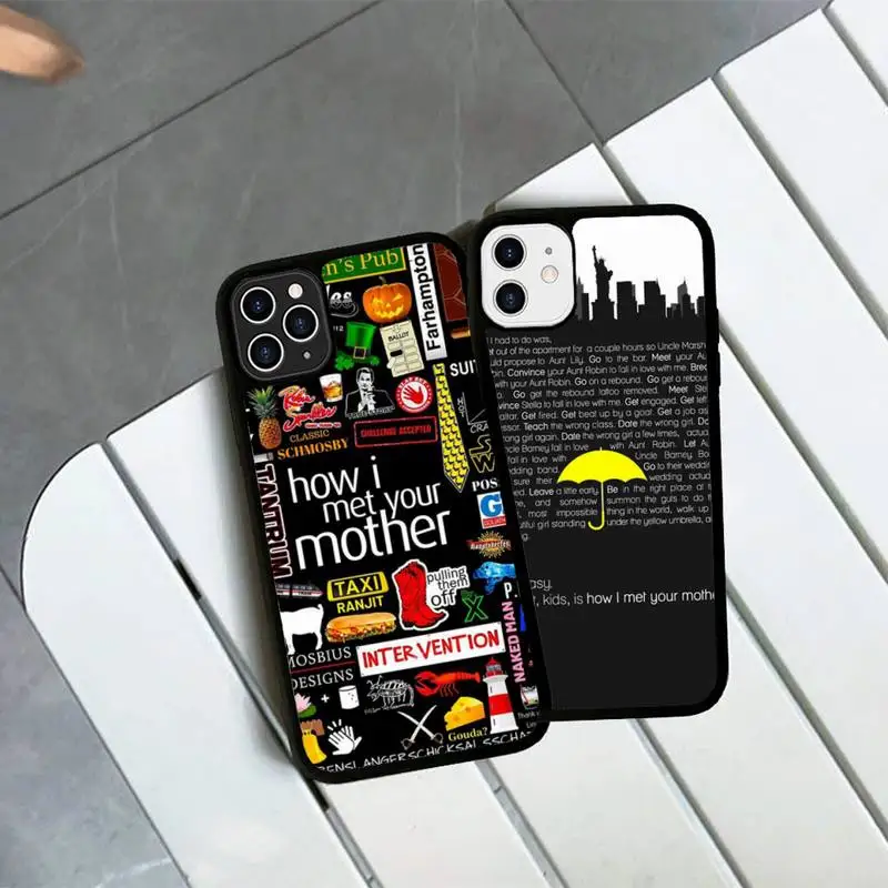 

How i met your mother Phone Case Silicone PC+TPU Case for iPhone 11 12 13 Pro Max 8 7 6 Plus X SE XR Hard Fundas