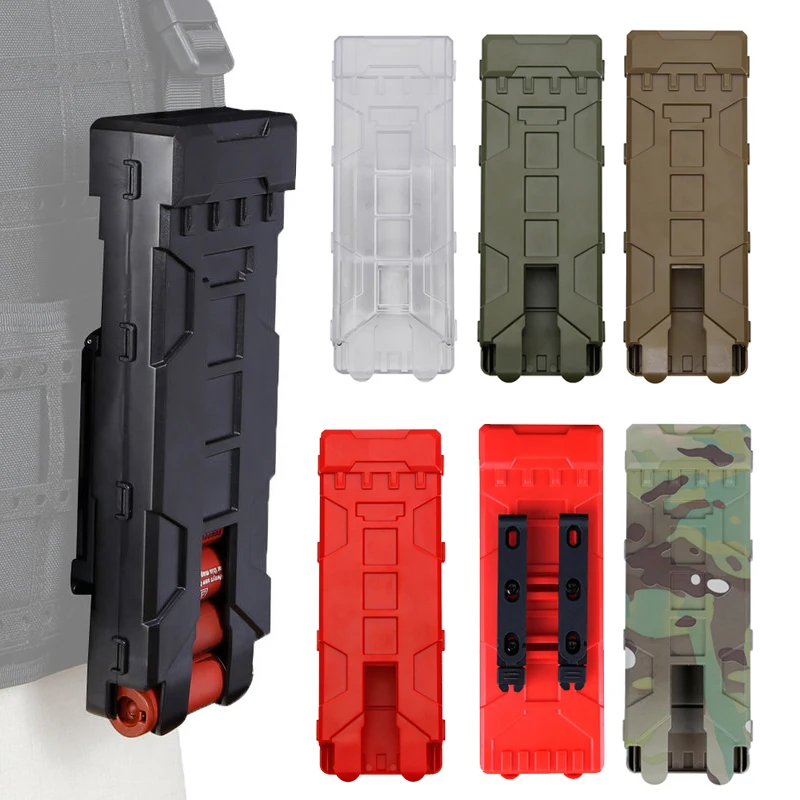 

Tactical Shotgun Magazine Pouch Holder Molle Ammo Carrier 10 Rounds 12 Gauge Reload Mag Shells Case Box for Airsoft Paintball