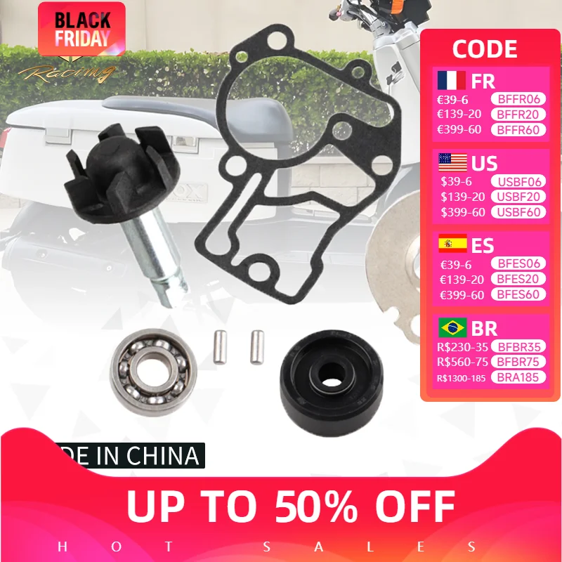 JSRAOIMG комплект для ремонта водяного насоса Yamaha Neos Breeze Giggle Axis Booster Aerox Vino 50 4T MBK Ovetto