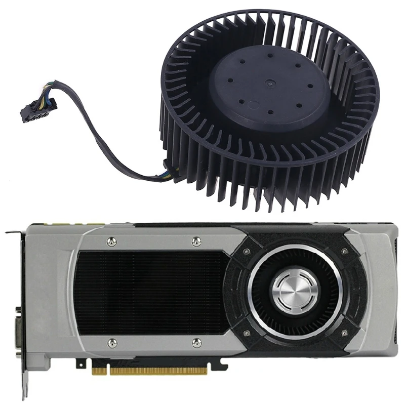 

BFB0712HF 65mm 12V 1.8A 4Pin Graphics Card Cooling Fan for NVIDIA GTX Titan GTX980 980Ti Cooler Fan
