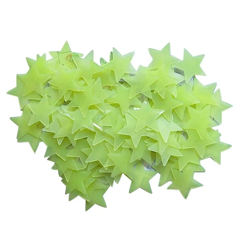 3D флуоресцентные стикеры в виде звезд настенные светящихся красочные Стикеры