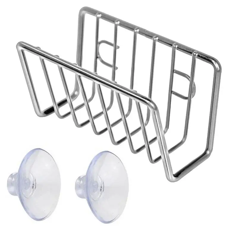 

Полка для слива губки, держатель из нержавеющей стали для мытья посуды, без перфорации, кухонная полка для хранения, полка для чистки, принадлежности для