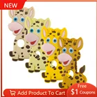 1 шт., силиконовый Прорезыватель для зубов с жирафом