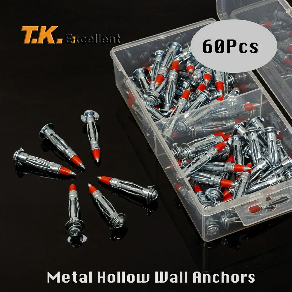 Сверхмощный оцинкованный стальной длинный крепежный болт Molly Bolt Анкерные винты с