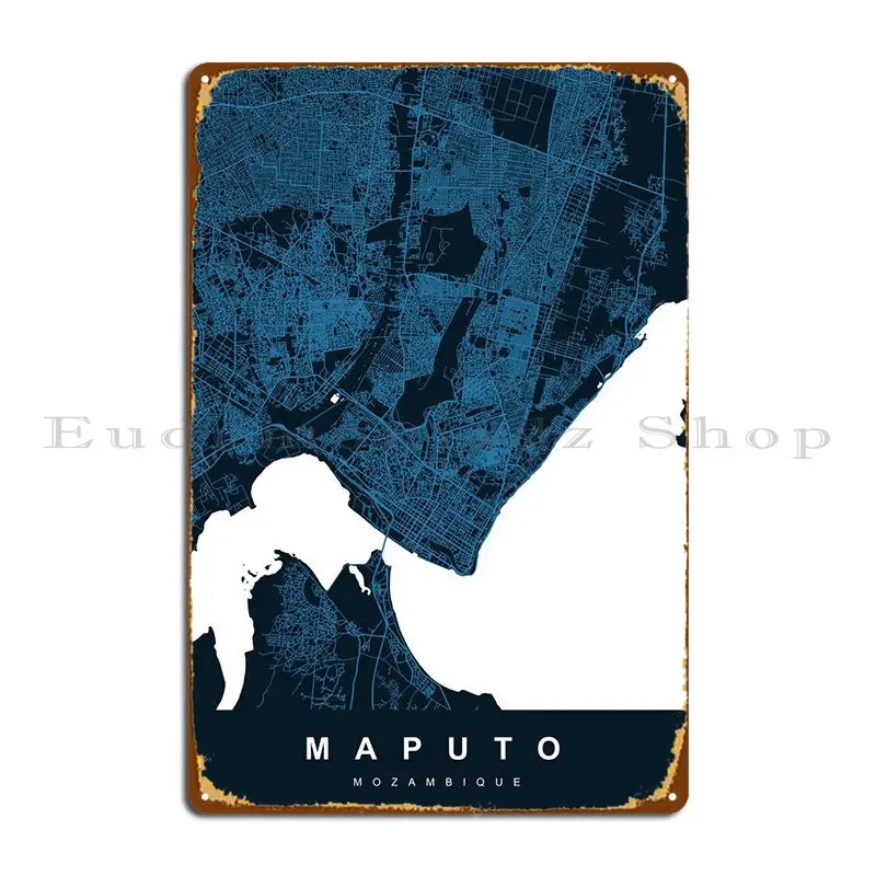 

Карта Maputo, Мозамбик, металлическая табличка, искусственная стена, Декор стены, печать, жестяной знак, плакат