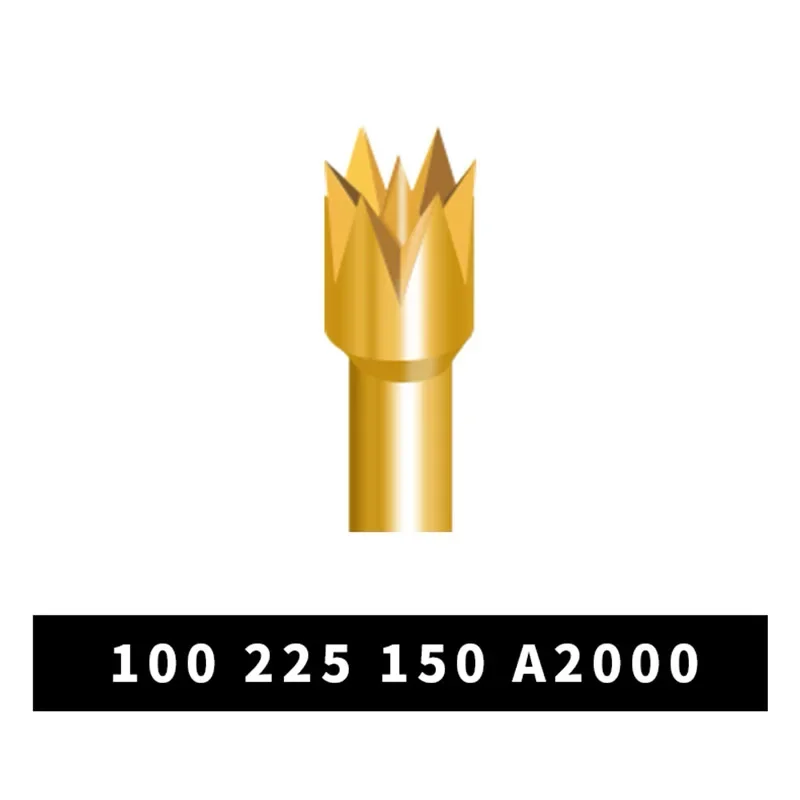 50/100 шт. INGUN Probe GKS100 225150 A2000 Сливовая головка с семью когтями внешний диаметр 1 36 мм
