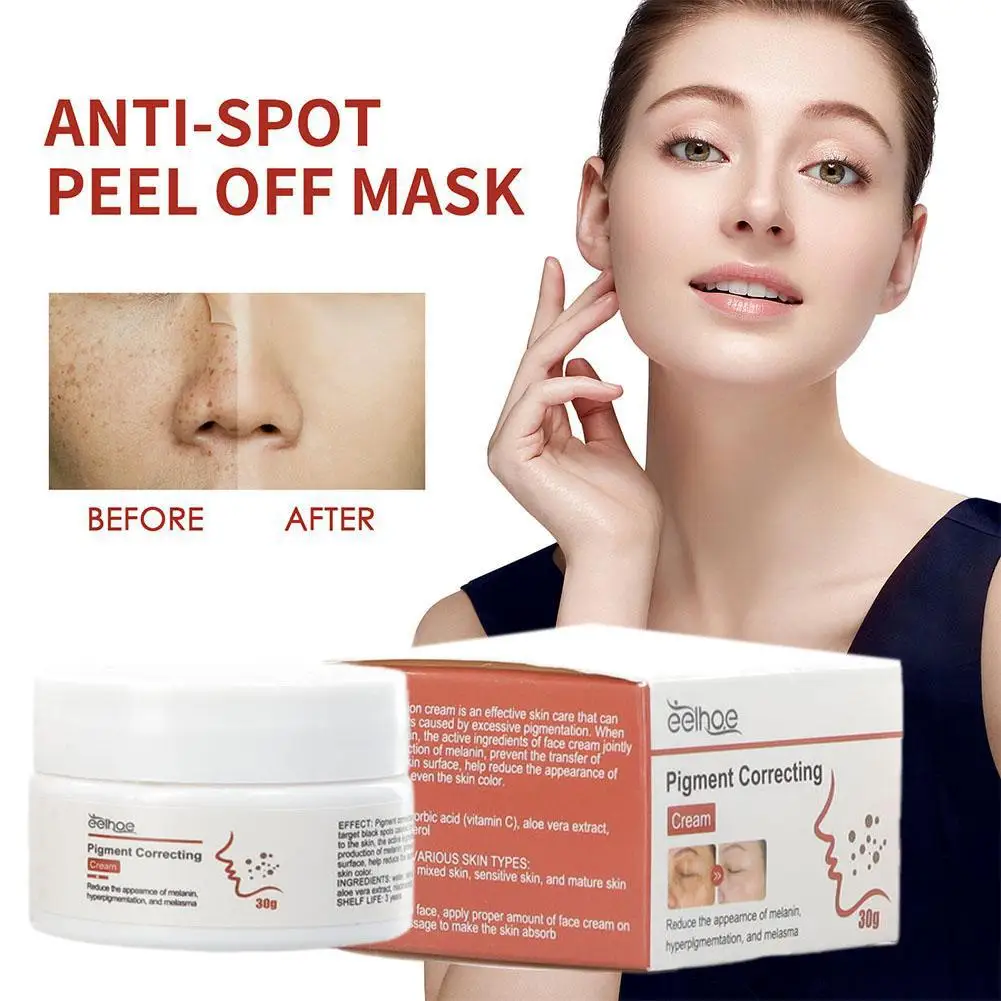 

Pigment Correcting Cream Strong Whitening Face Cream Melasma Lightening For Dark Skin Even Skin Tone Decomposition Of Sunbu Q8F6