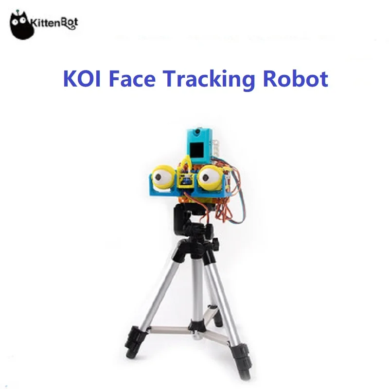

KittenBot робот с искусственным интеллектом для отслеживания лица AI Big Eyes Kit поддержка KittenBlock с графическим программированием KOI