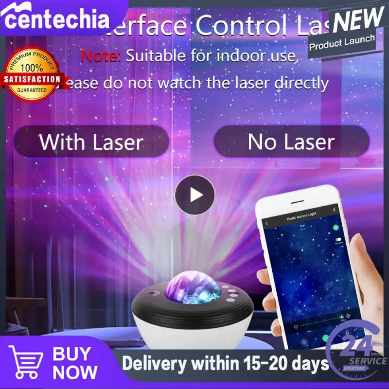 

Pc Pvc Music Projection Night Light Tuya App Timing Function Table Lamp Mobile App Control Projector Lamp Aurora 5w 5v