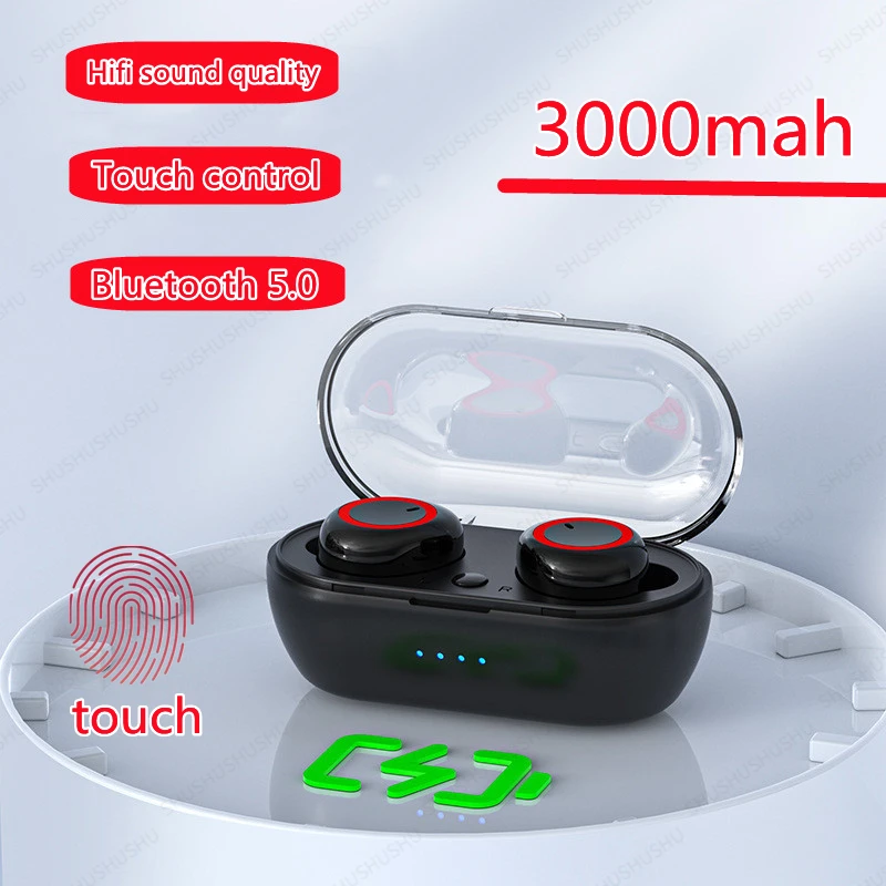 

Y50 TWS Earphone Bluetooth Wireless Headphones Stereo Earbuds 5.0 Fone Bluetooth earphones With Microphones For All Smart Phones
