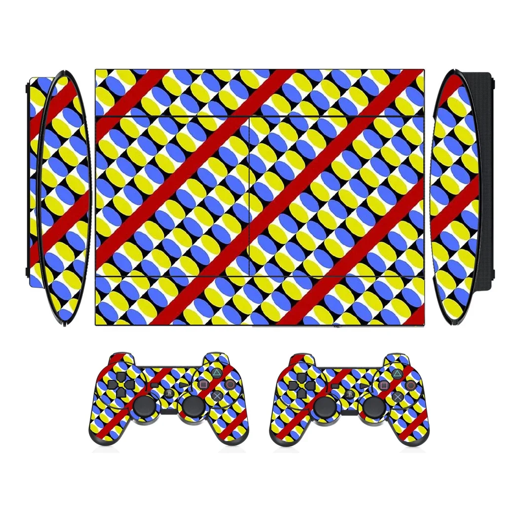 Виниловая наклейка для Sony PS3 Super Slim и 2 наклейки на контроллер