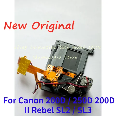 Новый оригинальный затвор 200D 250D с лезвием для Canon 200D / 250D 200D II Rebel SL2 / SL3 запасные части для камеры