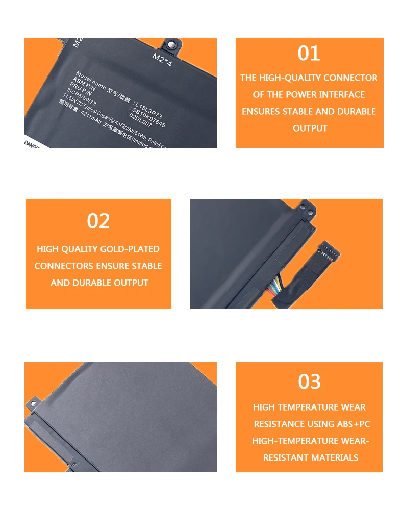 Новый аккумулятор для ноутбука L18M3P73 L18L3P73 L18C3P72 L18M3P72 Lenovo ThinkPad T490 T495 P43s 02DL007 SB10T83122