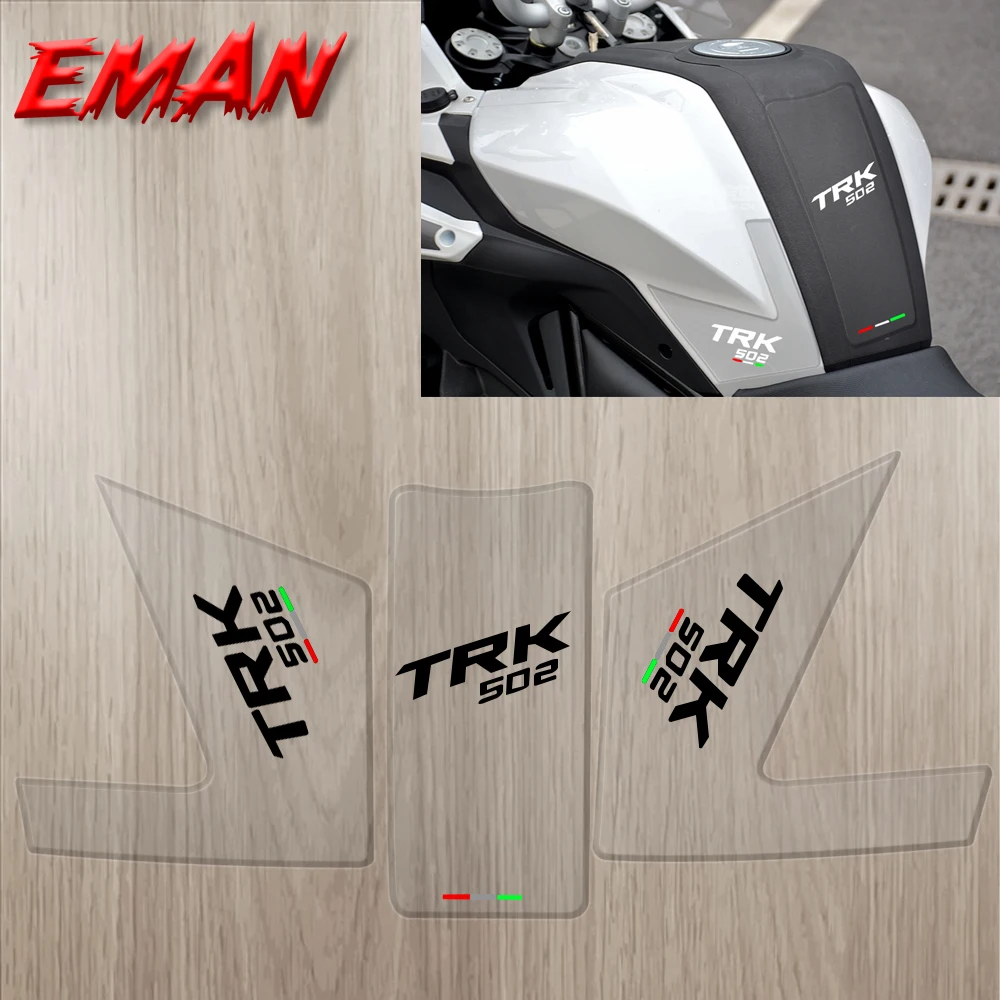 

Fit For Benelli TRK502 TRK 502 502X Motorcycle 3D Fuel Tank Pad Decals Side Box Knee Scratch Protective Stickers