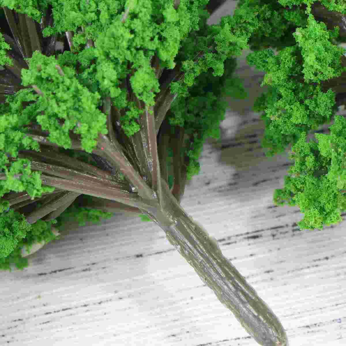 7 шт. садовый пейзаж пластиковая модель тополя макет реквизит сделай сам материал