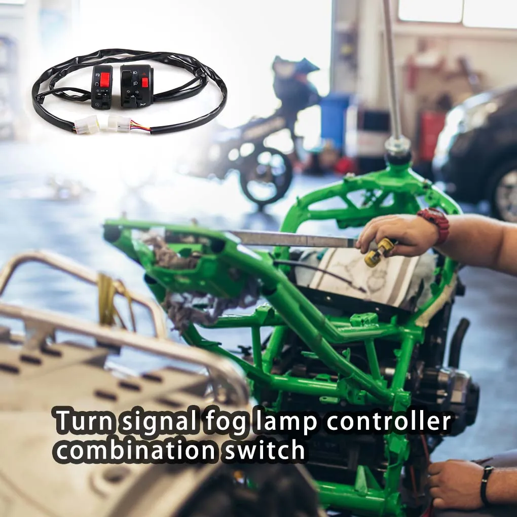 

Выключатель на руль мотоцикла из АБС-пластика, съемный, замена, модернизация, универсальный, 22 мм, вращение, фотопереключатель, контроллер