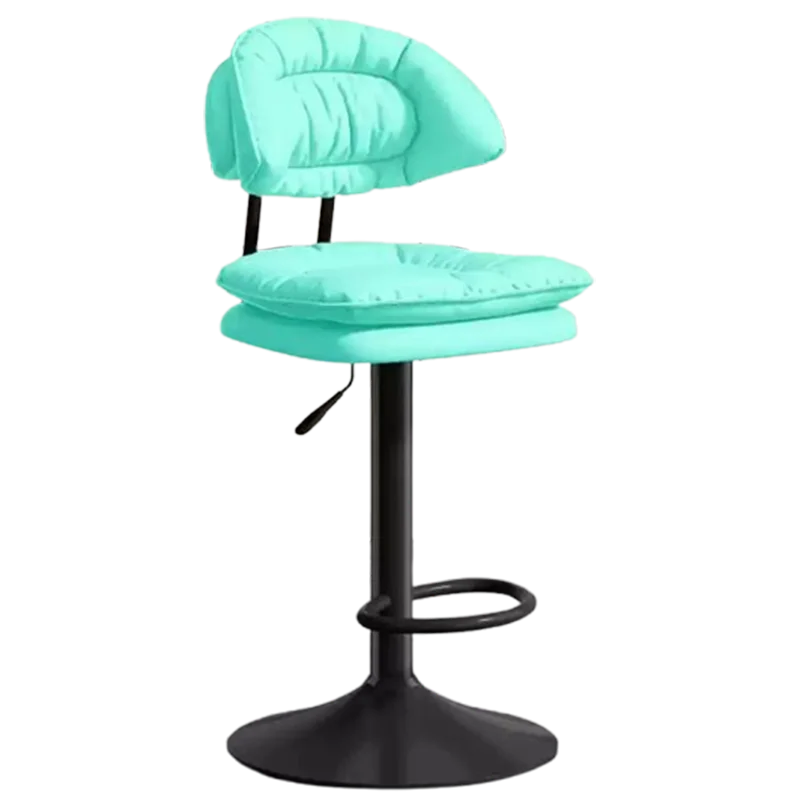 Черный роскошный барный стул вращающийся кухонный высокого качества