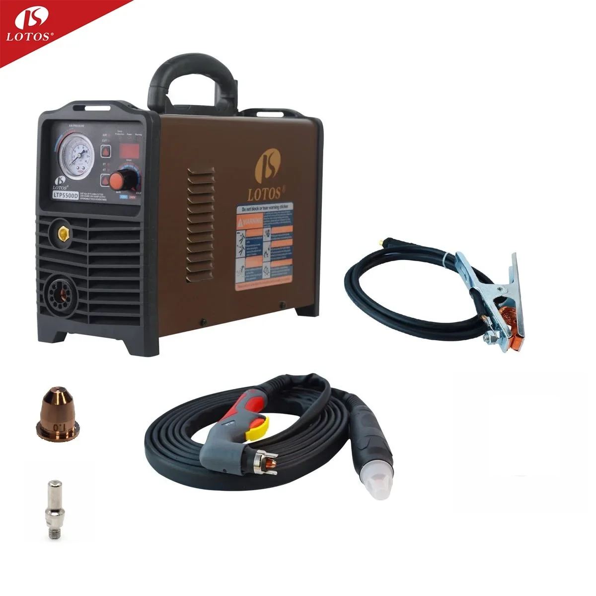 Портативный плазменный резак с ЧПУ Lotos LTP5500cnc 110 В/220 В 15 мм