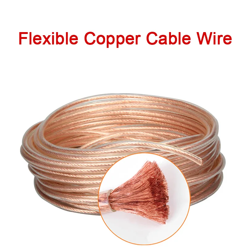 

1M High voltage grounding flexible copper wire PVC transparent insulated enclosure 4-25 mm2 lightning protection copper bridge