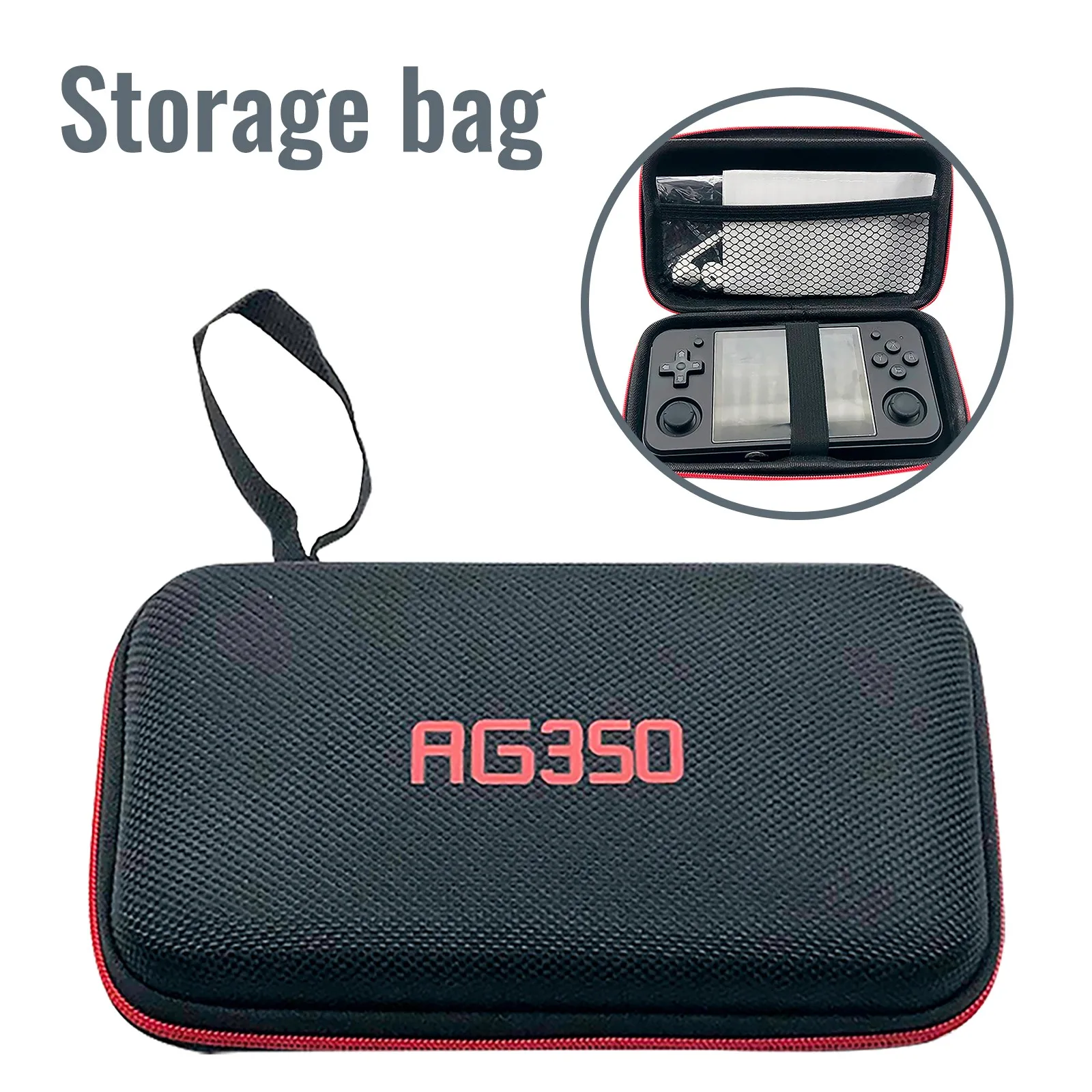 

Game Console Protection Bag Dustproof Storage Carry Case For Rg351p Rg350 Rg350m Portable Handbag Carrying Case Box