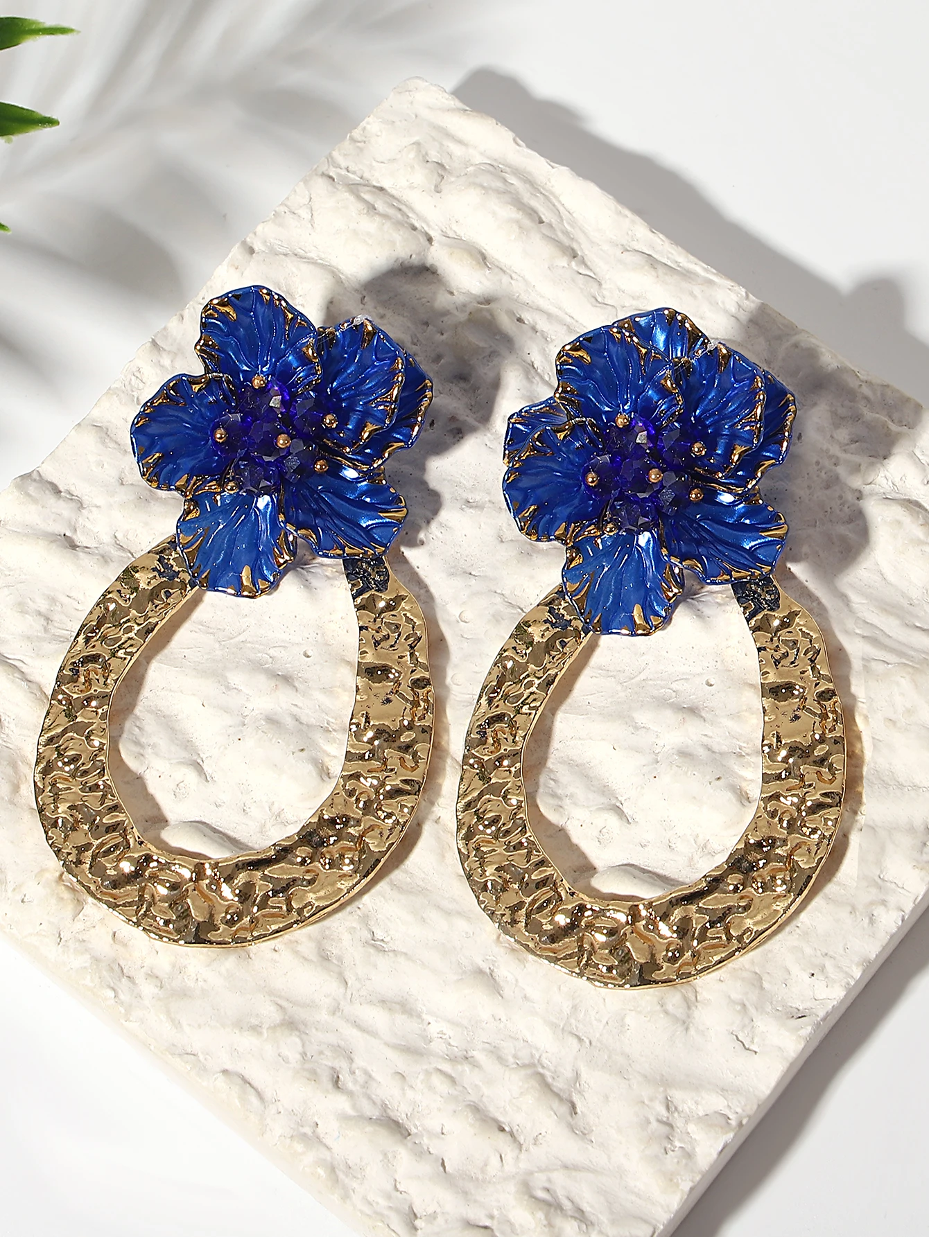 Модные Красочные Висячие серьги Lifefontier в форме капли цветка для женщин милые