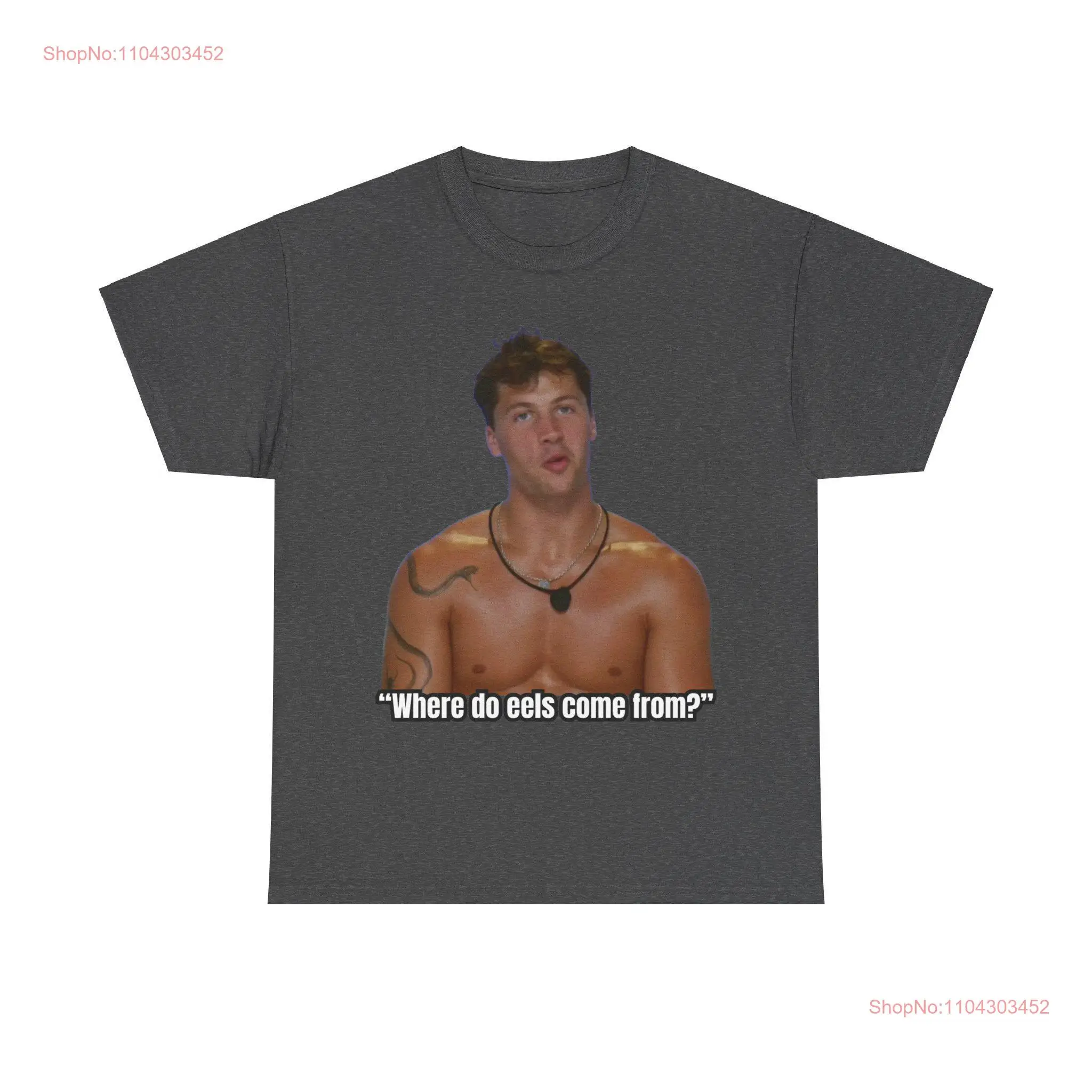 Футболка Love Island Rob Silly Heavy из хлопка с длинными или короткими рукавами