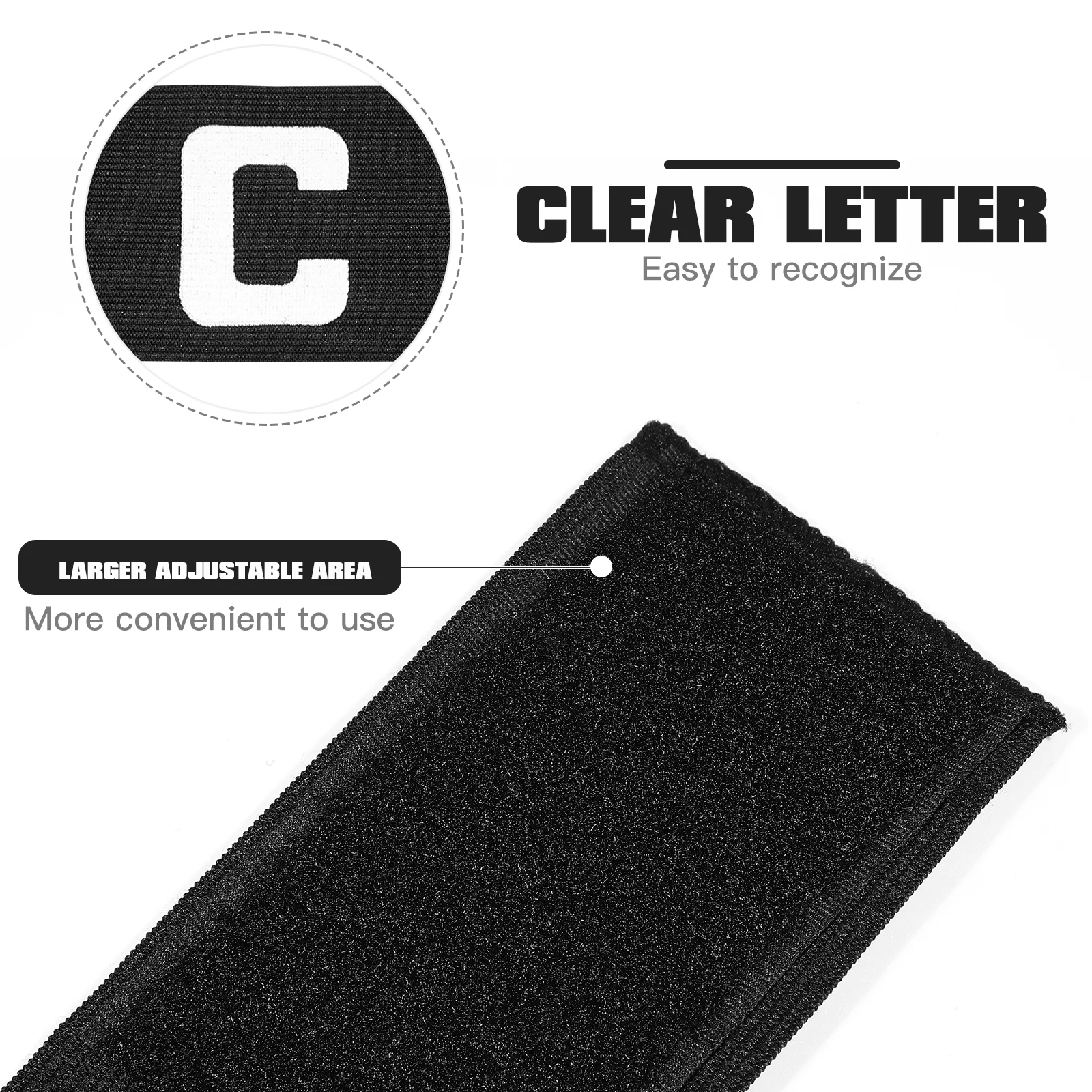 1 шт. женская футбольная повязка для взрослых с на руку капитана (случайный цвет)