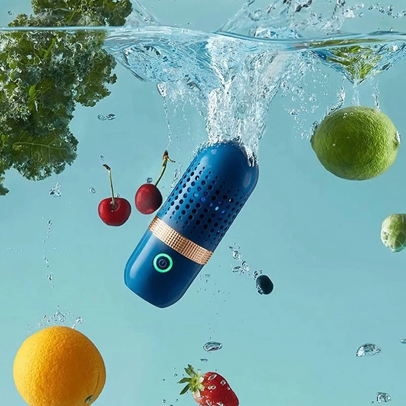 

Capsule Shape Fruit Vegetable Washing Machine Protable Wireless Fruit Food Purifier Household Pesticide Disinfection Machine