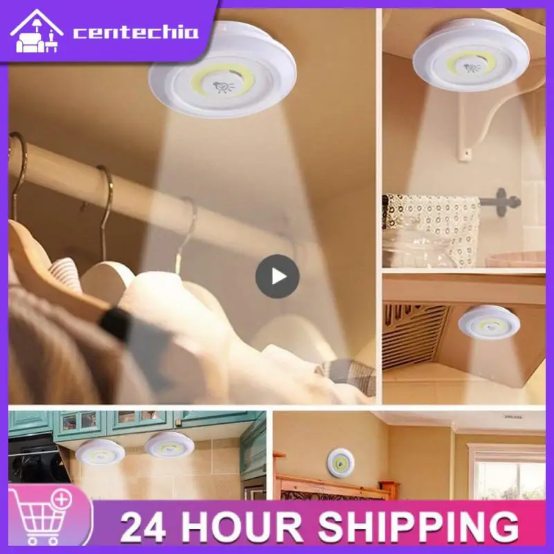 

Home 150 Lumens Smart Wireless Remote Control Night Light Super Bright Smart Led Lights 3w Cob Led Wall Lamp Wardrobe Night Lamp