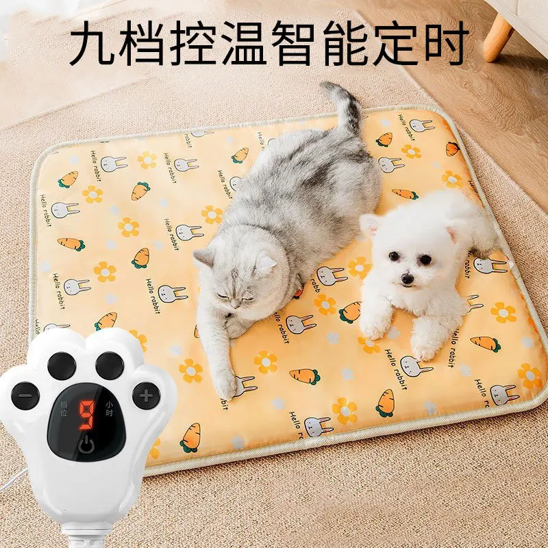 

Электрическое одеяло для домашних животных, водонепроницаемое одеяло для собак и кошек, с лестницей для скалолазания, специальный обогрева...