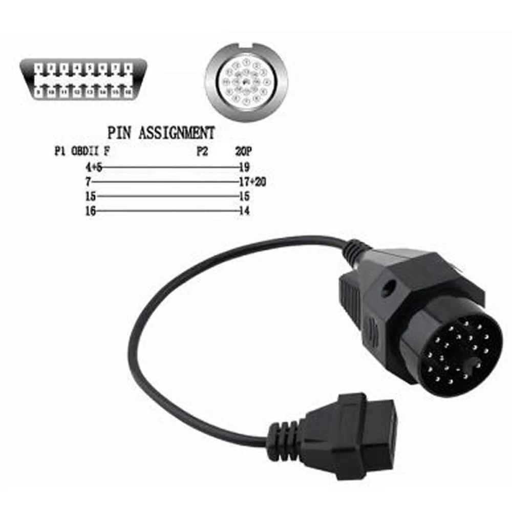 Mini ELM327 V2.1 Bluetooth OBD2 Соединительный кабель для Kia 20 pin Автомобильный сканер