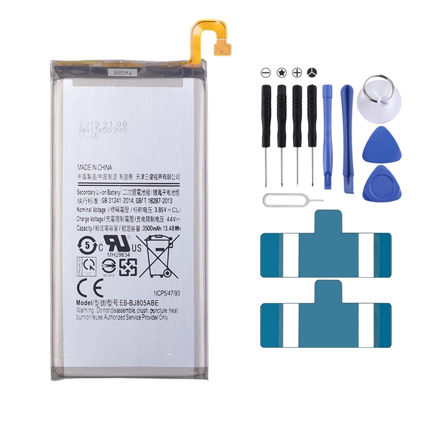 

EB-BJ805ABE 3500mAh Li-Polymer Battery Replacement For Samsung Galaxy J6+