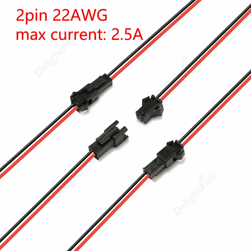 

Разъем для светодиодной ленты SM RGB 22/20AWG 2/3/4/5/6pin 5/10/50/100 пар светодиодный кабель «папа-мама» для светодиодной ленты 3528 5050 RGB RGBW