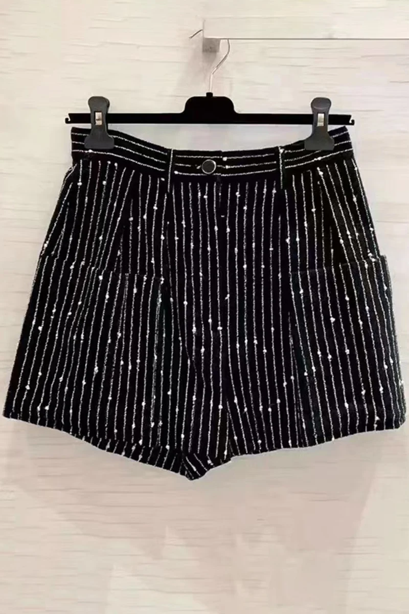 2023 Spring Summer New Fashion High Waist Slimming Design Sense Minority All-Match Casual Shorts Women's Wide-Leg Short Pants