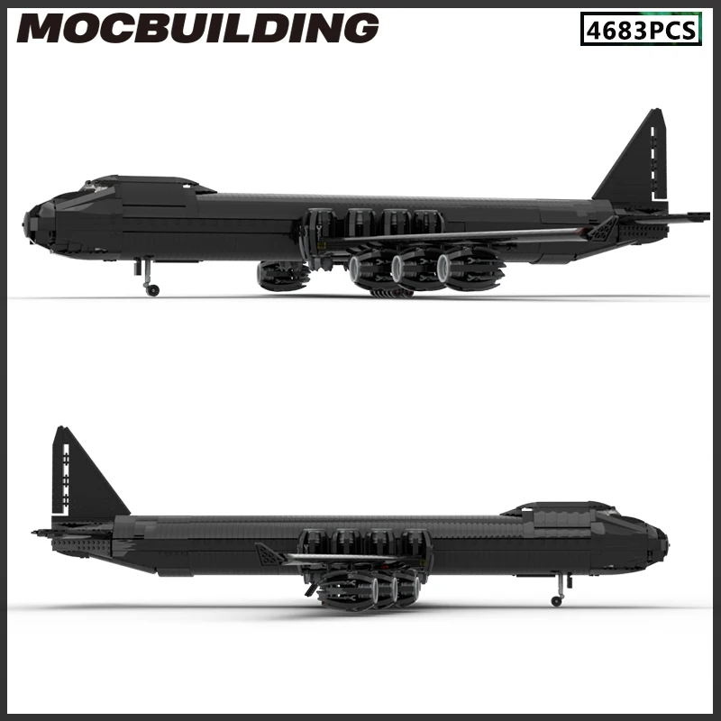 Строительные блоки MOC модульная модель самолета сделай сам кирпичи сборная