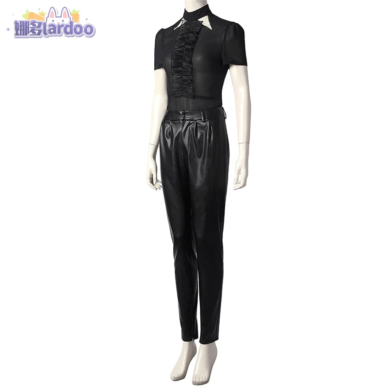 Косплей Костюм Cruella для взрослых женщин Фэнтези пальто платье парик наряды