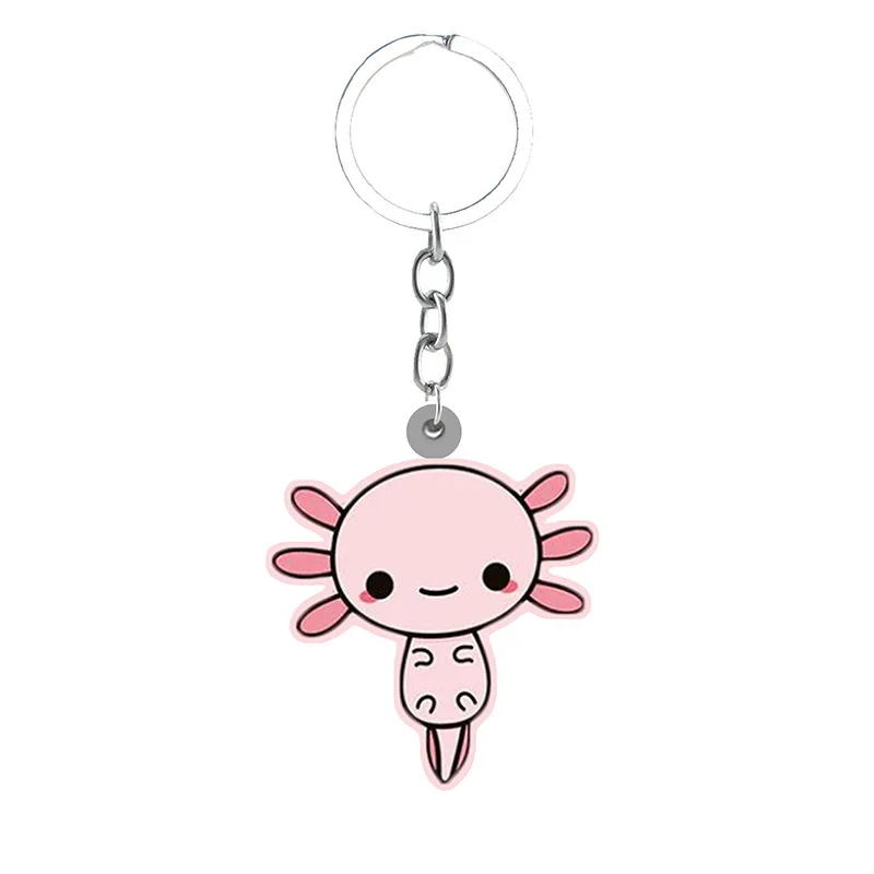 12-стильный брелок с аксолотлем акриловый кулон кавайный животными для женщин и