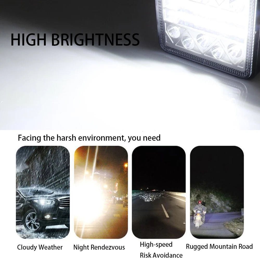 12 В 102 Вт автомобильная фотолампа рабочая задняя фара для джипа грузовика