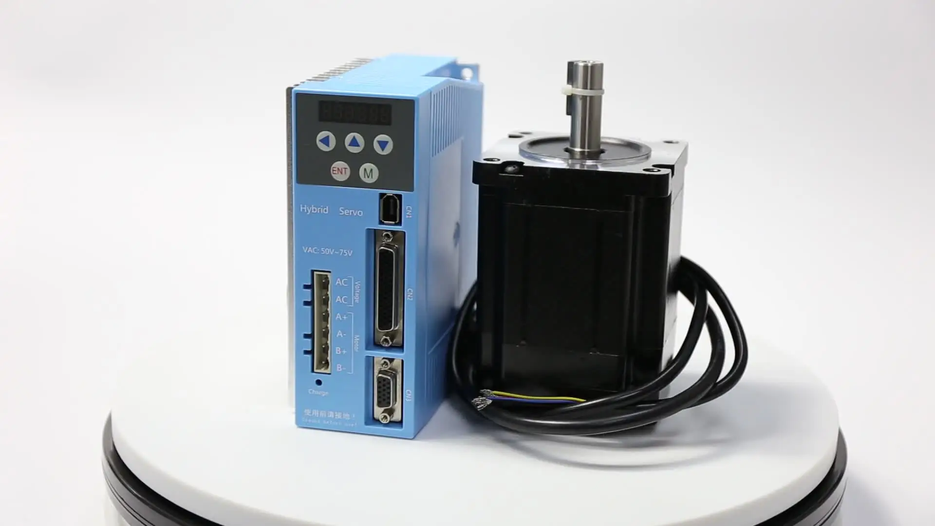 

Aliexpress B2C горячая Распродажа ac Step Motor 3 кВт 130 мм series 2500 нм 220 об/мин с драйвером 3 pahse V