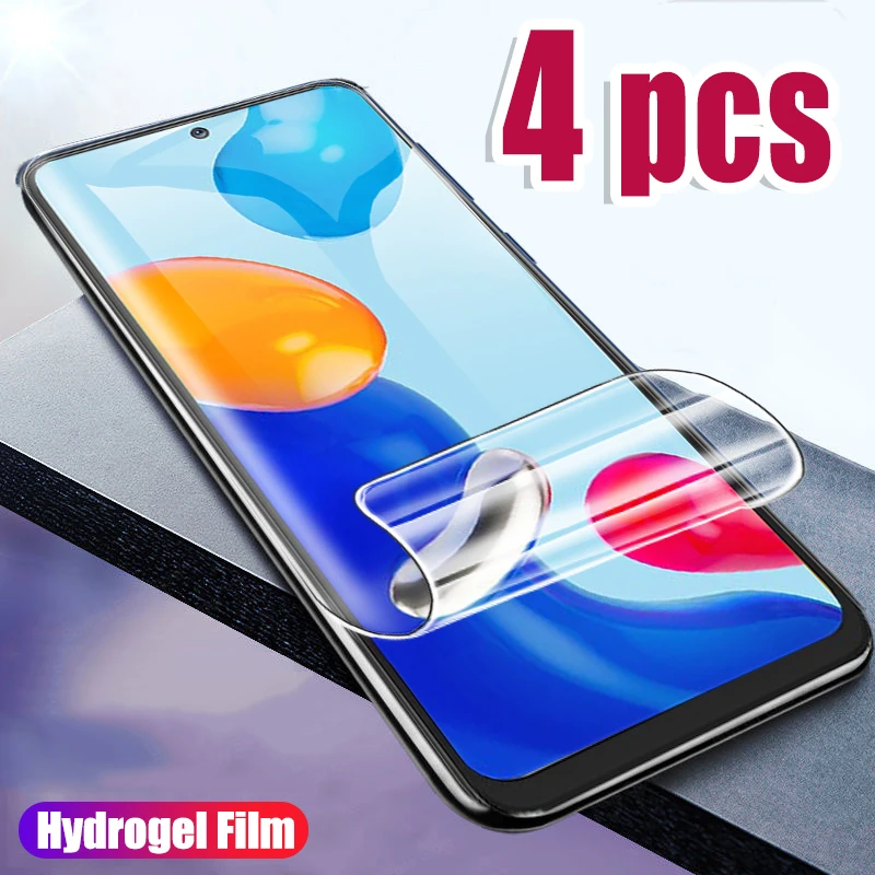 

Гидрогелевая пленка для Xiaomi Redmi Note 11 Global, 4 шт., защитная пленка для экрана Redmi note 11 Pro Plus 11S, зеркальная пленка, не стекло